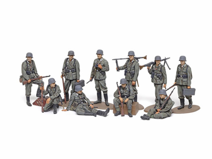1/48 Wwii Wehrmacht Infantry Set