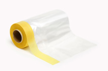 Masking Tape W/Plastic Sheeting 150Mm