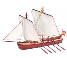 1:50 Santisima Trinidad Longboat