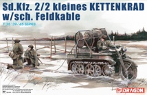"Sd.Kfz.2/2 kleines Kettenkrad w/sch.Feldkable  (Driver and crew included)"