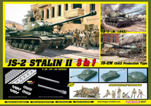 1/35 Js-2 Stalin Ii (3 In 1) +Soviet Infantry Tank Riders