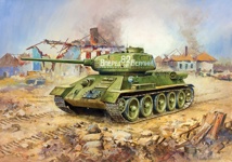 1/72 T-34/85 Soviet Med Tank Wwii