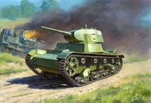 1/100 Soviet Light Tank Snap Kit