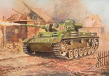 1/100 Panzer Iii Flamethrower Tank