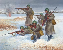 1/72 Soviet Infantry(Winter Uniform
