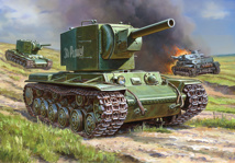 1/100 Soviet Tank Kv-2