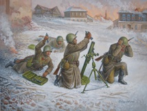 1/72 Soviet 82Mm Mortar W/Crew