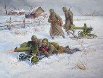 1/72 Soviet Machine Gun W/Crew
